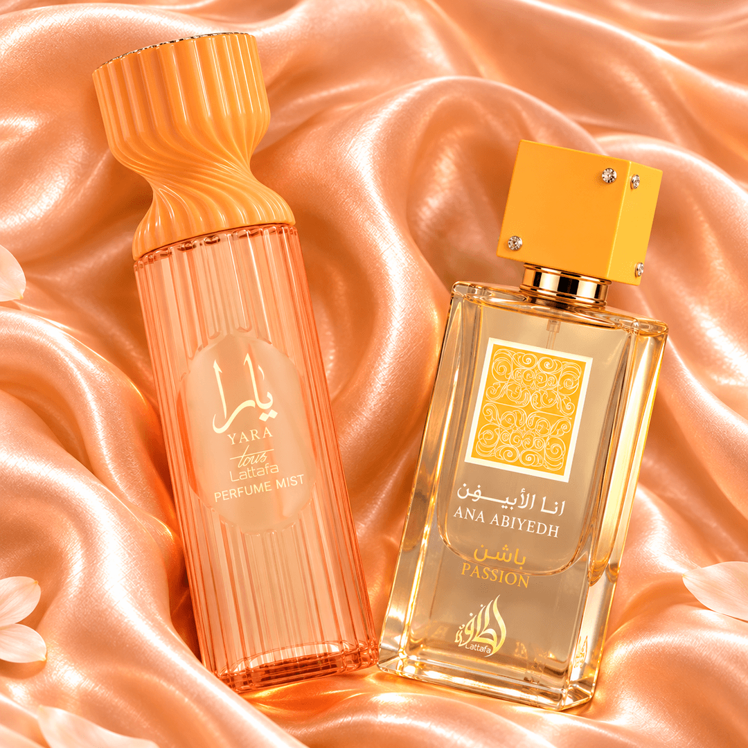 Lattafa - Kit Ana Abiyedh Passion + Yara Tous Body Splash (PERFUME: 60 ML)