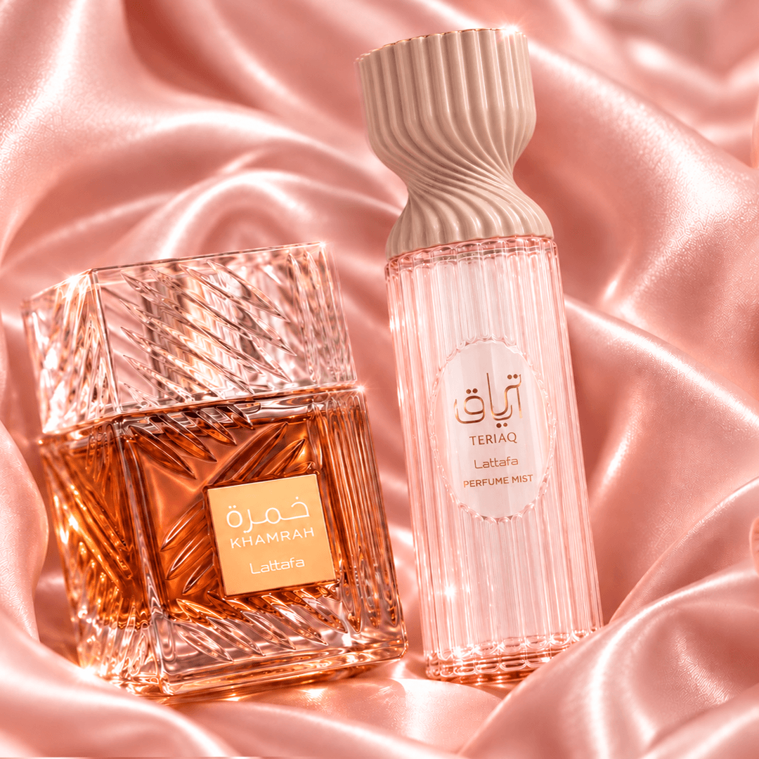 Lattafa - Kit Khamrah Eau de Parfum + Teriaq Body Splash (PERFUME: 100 ML)