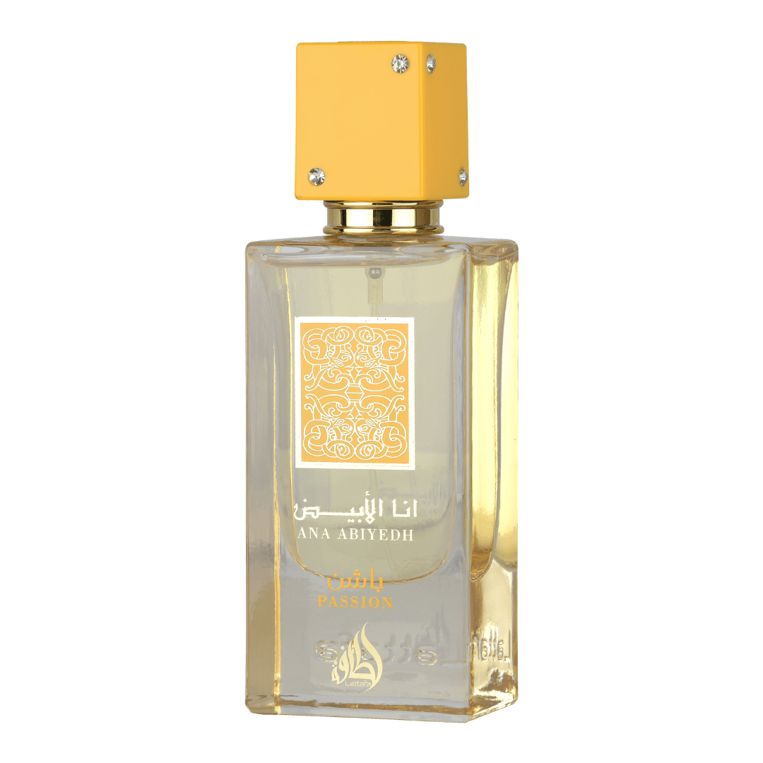 Lattafa - Kit Ana Abiyedh + Passion  - Perfumes Lattafa Femininos (60 ML)