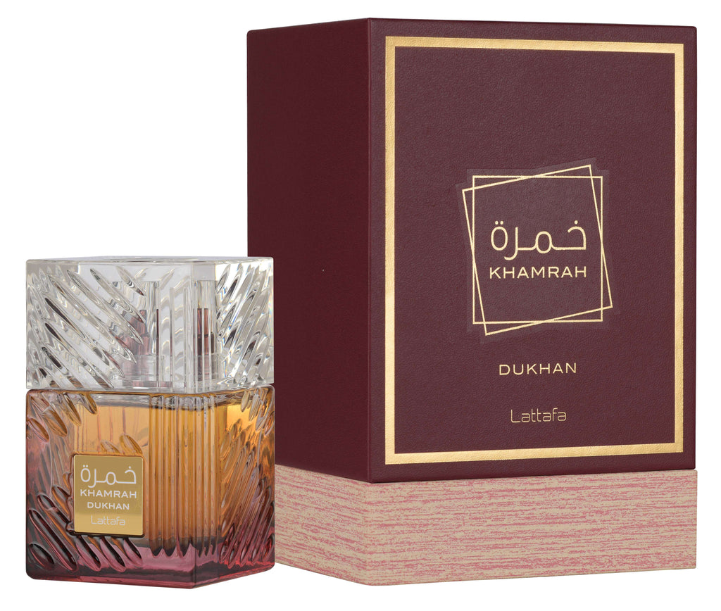 Lattafa - Kit Khamrah Waha + Dukhan - Perfumes Lattafa Compartilháveis (100 ML)